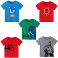 Pack of 5 Printed T-shirts - For Teen Boys & Girls
