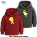 Pack of 2 Printed Hoodies for Kids