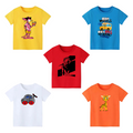 Pack of 5 Printed T-shirts For Kids - Kids N Tees