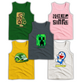 Pack of 5 Kids Sando Tanks