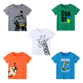 Pack of 5 Printed T-shirts For Kids - Kids N Tees