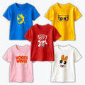 Pack of 5 Printed T-shirts for Kids