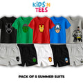 Pack of 5 Summer Suits for Kids