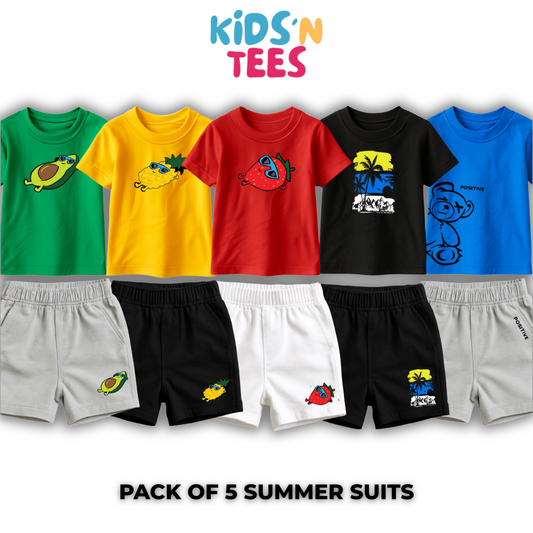 Pack of 5 Summer Suits for Kids