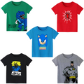 Pack of 5 Printed T-shirts - For Teen Boys & Girls