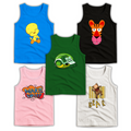 Pack of 5 Kids Sando Tanks