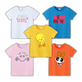 Pack of 5 Printed T-shirts - For Teen Boys & Girls
