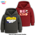 Pack of 2 Printed Hoodies for Kids