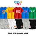 Pack of 5 Summer Suits for Kids