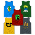 Pack of 5 Kids Sando Tanks