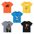 Pack of 5 Printed T-shirts - Premium Printed T-shirts for Teen Boys & Girls - 100% Cotton, High-Quality DTF Prints - Kids N Tees