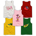 Pack of 5 Kids Sando Tanks