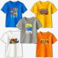 Pack of 5 Printed T-shirts for Kids