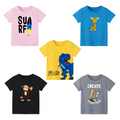 Pack of 5 Printed T-shirts For Kids - Kids N Tees
