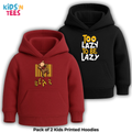 Pack of 2 Printed Hoodies for Kids