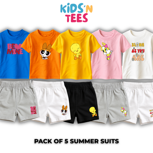 Pack of 5 Summer Suits for Kids
