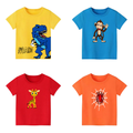 Pack of 4 Printed T-shirts - Premium Printed T-shirts for Teen Boys & Girls - 100% Cotton, High-Quality DTF Prints - Kids N Tees