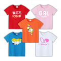 Pack of 5 Printed T-shirts - For Teen Boys & Girls