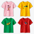 Pack of 4 Printed T-shirts for Kids
