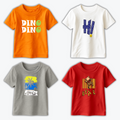 Pack of 4 Printed T-shirts for Kids