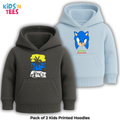 Pack of 2 Printed Hoodies for Kids
