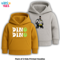Pack of 2 Printed Hoodies for Kids